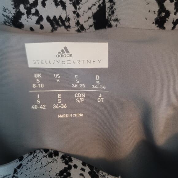 Adidas by Stella McCartney Alphaskin 360 Snake Print Climachill Leggings S - Picture 6 of 6